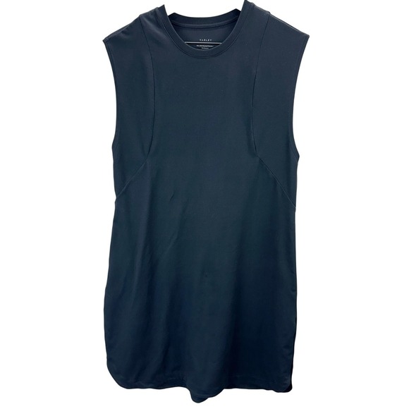 Varley Womens Size S Naples Oversized Mini Dress Black Athleisure Comfort Casual - Picture 4 of 7